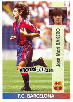 Sticker José María Bakero Escudero - Liga Spagnola 1996-1997 n. 42 - Panini
