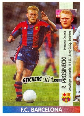 Cromo Robert Prosinecki - Liga Spagnola 1996-1997 - Panini