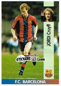Cromo Johan Jordi Cruijff Coster - Liga Spagnola 1996-1997 - Panini