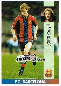 Sticker Johan Jordi Cruijff Coster - Liga Spagnola 1996-1997 n. 45 - Panini