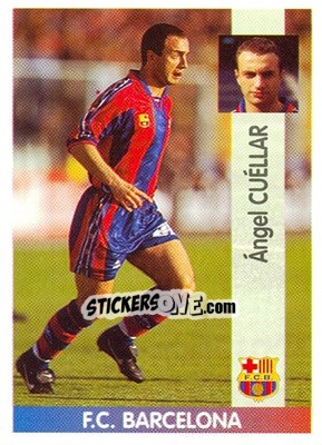Cromo Ángel Manuel Cuéllar Llanos - Liga Spagnola 1996-1997 n. 47 - Panini