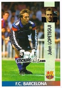 Sticker Julen Lopetegui Argote - Liga Spagnola 1996-1997 n. 48 - Panini