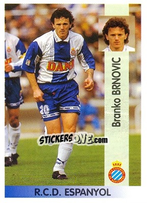 Sticker Branko Brnovic - Liga Spagnola 1996-1997 n. 55 - Panini