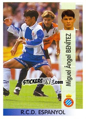 Sticker Miguel Ángel Benítez Pavón - Liga Spagnola 1996-1997 - Panini