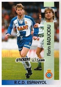 Cromo Florin Valeriu Răducioiu - Liga Spagnola 1996-1997 - Panini