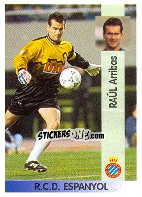 Sticker Raúl Arribas Torre - Liga Spagnola 1996-1997 n. 64 - Panini