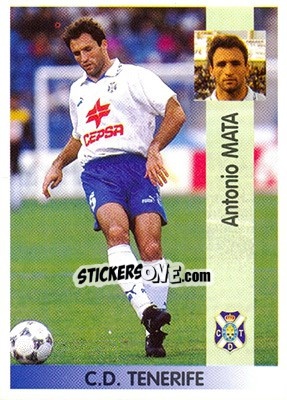 Sticker Antonio Mata Olivera - Liga Spagnola 1996-1997 n. 69 - Panini