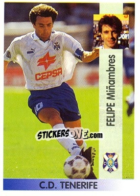 Sticker Felipe Miñambres Fernández - Liga Spagnola 1996-1997 n. 76 - Panini
