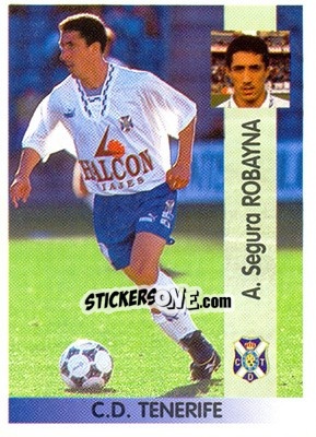 Sticker Antonio Segura Robaina - Liga Spagnola 1996-1997 - Panini