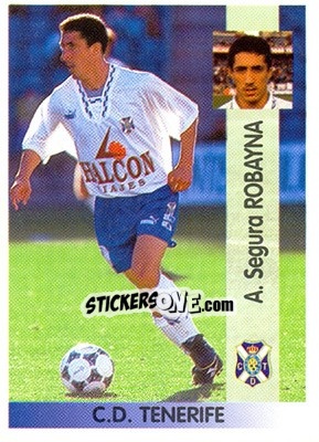 Sticker Antonio Segura Robaina - Liga Spagnola 1996-1997 n. 77 - Panini