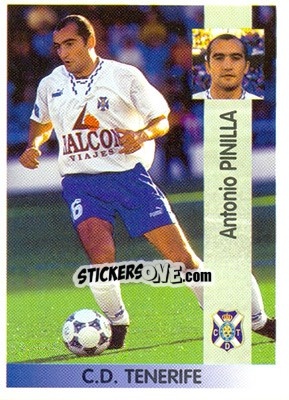 Cromo Antoni Pinilla Miranda - Liga Spagnola 1996-1997 - Panini