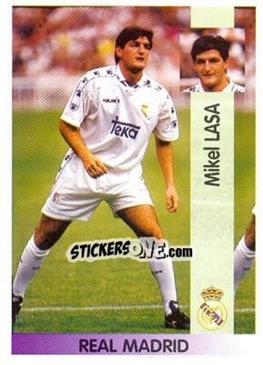 Figurina Mikel Lasa Goikoetxea - Liga Spagnola 1996-1997 n. 87 - Panini