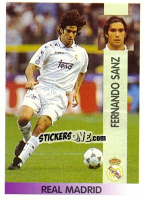 Cromo Fernando Sanz Durán - Liga Spagnola 1996-1997 - Panini