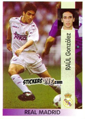 Sticker Raúl González Blanco - Liga Spagnola 1996-1997 n. 93 - Panini