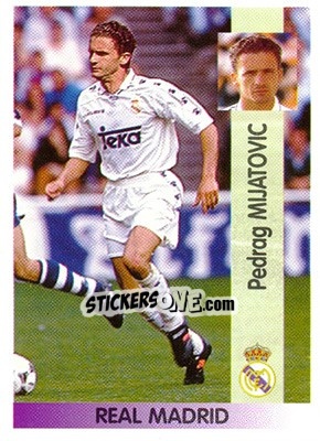 Sticker Pedrag Mijatovic - Liga Spagnola 1996-1997 - Panini
