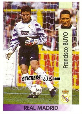 Cromo Francisco Buyo Sánchez - Liga Spagnola 1996-1997 - Panini