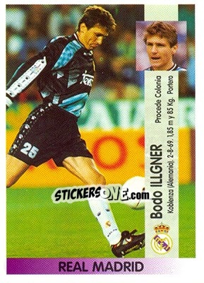 Cromo Bodo Illgner - Liga Spagnola 1996-1997 - Panini