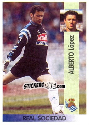 Sticker Alberto López Fernández - Liga Spagnola 1996-1997 n. 97 - Panini
