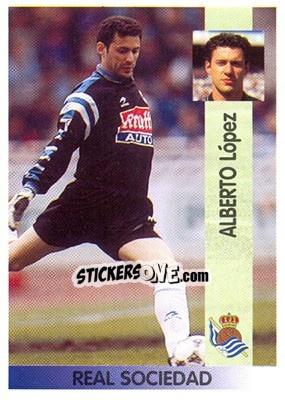 Figurina Alberto López Fernández - Liga Spagnola 1996-1997 - Panini