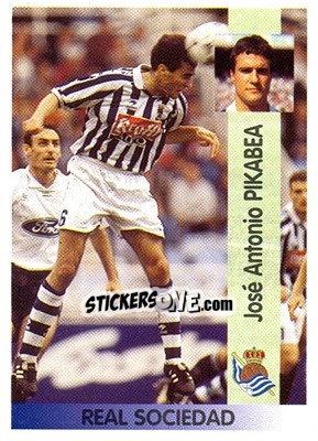 Cromo José Antonio Pikabea Larrarte - Liga Spagnola 1996-1997 - Panini