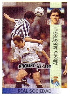 Sticker Alberto Albístegi Zamakola - Liga Spagnola 1996-1997 n. 100 - Panini