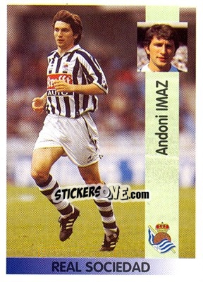 Cromo Andoni Imaz Garmendia - Liga Spagnola 1996-1997 - Panini