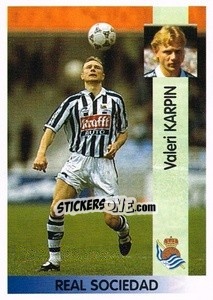 Sticker Valeri Georgievich Karpin - Liga Spagnola 1996-1997 n. 105 - Panini