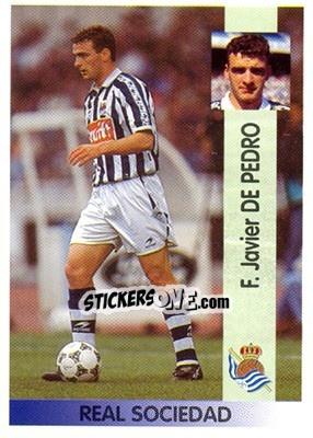 Cromo Francisco Javier De Pedro Falque - Liga Spagnola 1996-1997 - Panini