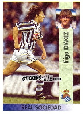 Cromo Iñigo Idiákez Barkaiztegi - Liga Spagnola 1996-1997 - Panini