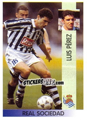 Sticker Luis Pérez Pascual - Liga Spagnola 1996-1997 n. 108 - Panini