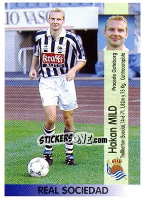 Sticker Stig Hakan Mild - Liga Spagnola 1996-1997 n. 110a - Panini