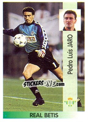 Sticker Pedro Luis Jaro Reguero - Liga Spagnola 1996-1997 n. 113 - Panini