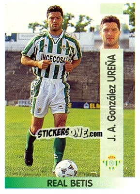 Cromo Juan Antonio González Ureña - Liga Spagnola 1996-1997 - Panini