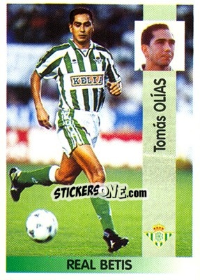 Cromo Tomás Olías Gutiérrez - Liga Spagnola 1996-1997 - Panini