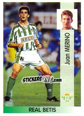 Cromo Juan Merino Ruiz - Liga Spagnola 1996-1997 - Panini