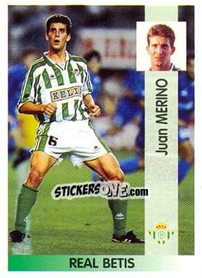 Sticker Juan Merino Ruiz - Liga Spagnola 1996-1997 n. 119 - Panini