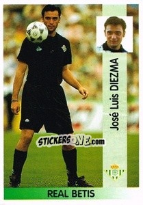 Sticker José Luis Diezma Izquierdo - Liga Spagnola 1996-1997 - Panini