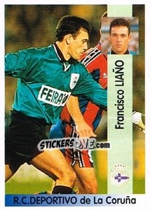 Sticker Francisco Liaño Fernández - Liga Spagnola 1996-1997 n. 129 - Panini