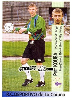 Sticker Petr Kouba - Liga Spagnola 1996-1997 n. 129a - Panini