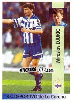 Sticker Miroslav Djukic Micic - Liga Spagnola 1996-1997 n. 132 - Panini