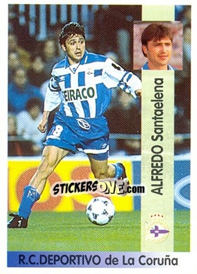 Figurina Alfredo Santaelena Aguado - Liga Spagnola 1996-1997 n. 136 - Panini
