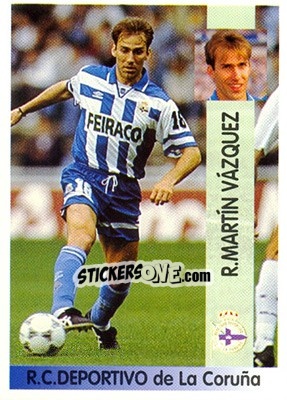 Cromo Rafael Martín Vázquez - Liga Spagnola 1996-1997 n. 139 - Panini