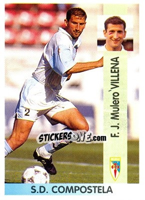 Cromo Francisco Javier Mulero Villena - Liga Spagnola 1996-1997 n. 147 - Panini