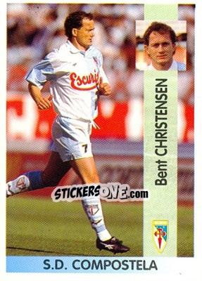 Sticker Bent René Christensen - Liga Spagnola 1996-1997 n. 158 - Panini
