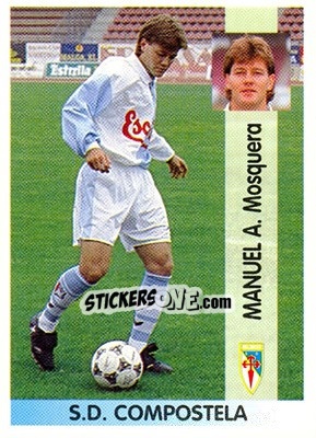 Cromo Manuel Alfredo Mosquera Bastida - Liga Spagnola 1996-1997 - Panini