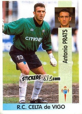 Sticker Antoni Prats Cervera - Liga Spagnola 1996-1997 n. 161 - Panini
