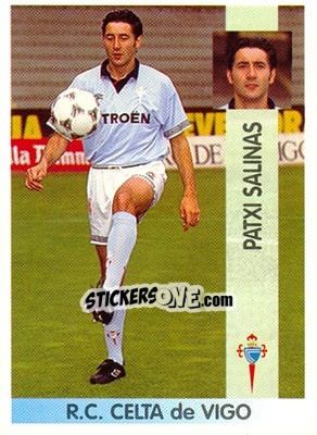 Sticker Francisco Salinas Fernández - Liga Spagnola 1996-1997 n. 164 - Panini