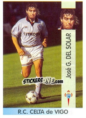 Sticker José Guillermo Del Solar Álvarez-Calderón - Liga Spagnola 1996-1997 n. 168 - Panini