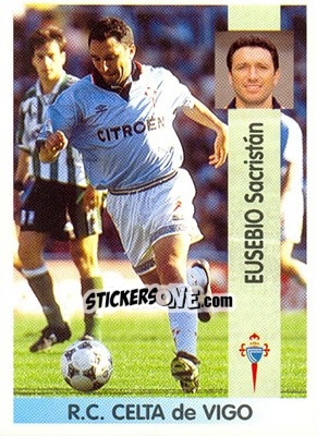 Sticker Eusebio Sacristán Mena - Liga Spagnola 1996-1997 n. 170 - Panini