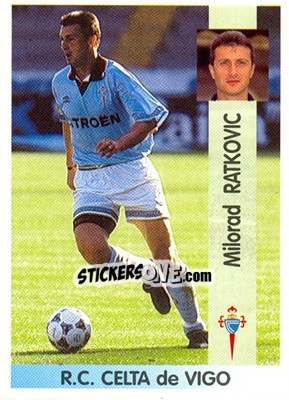 Sticker Milorad Ratkovic - Liga Spagnola 1996-1997 - Panini